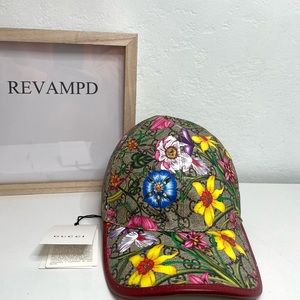 Brand new and authentic Gucci floral hat